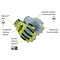 Magid TREX Windstorm Series TRX747 Goatskin Leather Palm Impact GloveCut Level A6 Palm  A4 Back, PR TRX747S - alternate 5